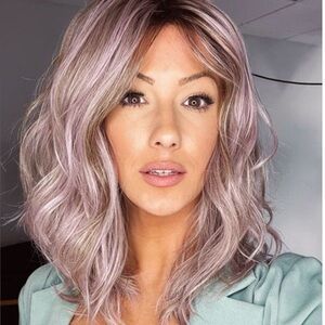 Ellen Wille Tabu | HF Synthetic Lace Front Wig (Mono Crown) | Lavender rooted